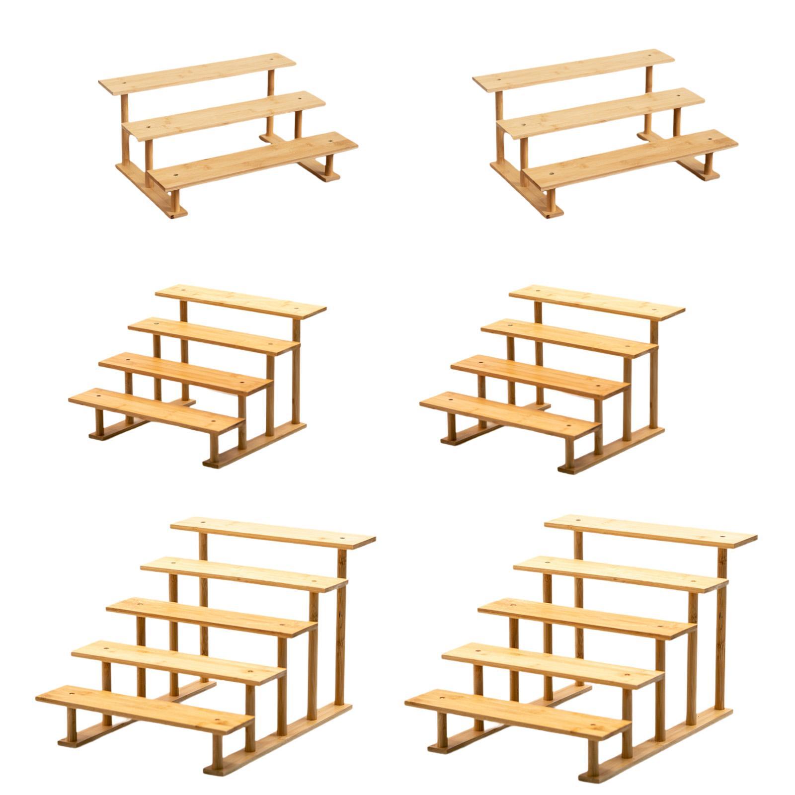 Woodworking Show - Wooden Jewelry Display Riser Stand Shelf