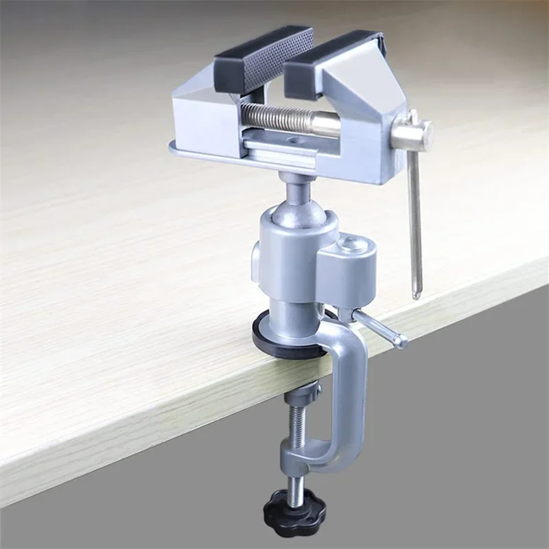 Woodworking Vise For Workbench - 360° Swivel Bench Vise Aluminum Alloy