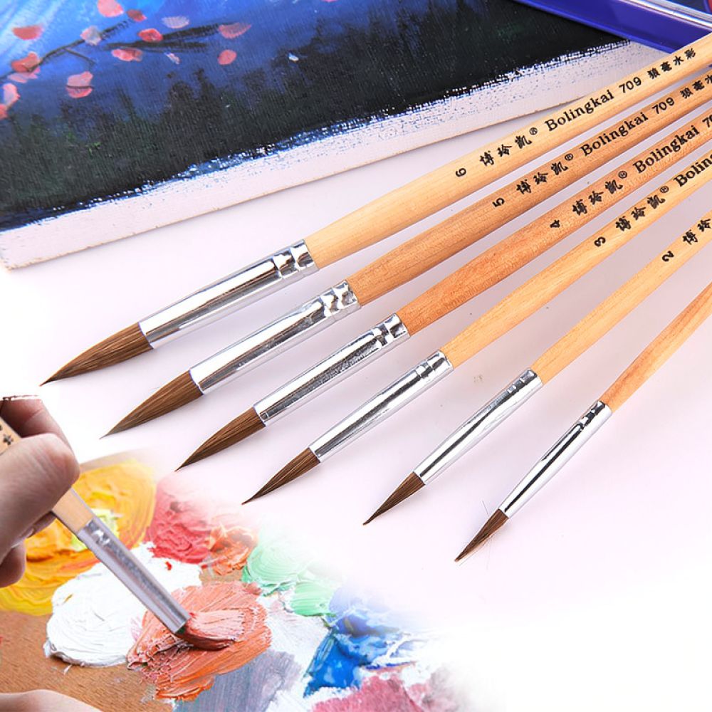 Premium Wolf Hair Paintbrushes - Woodworking Hobby Kits review and price