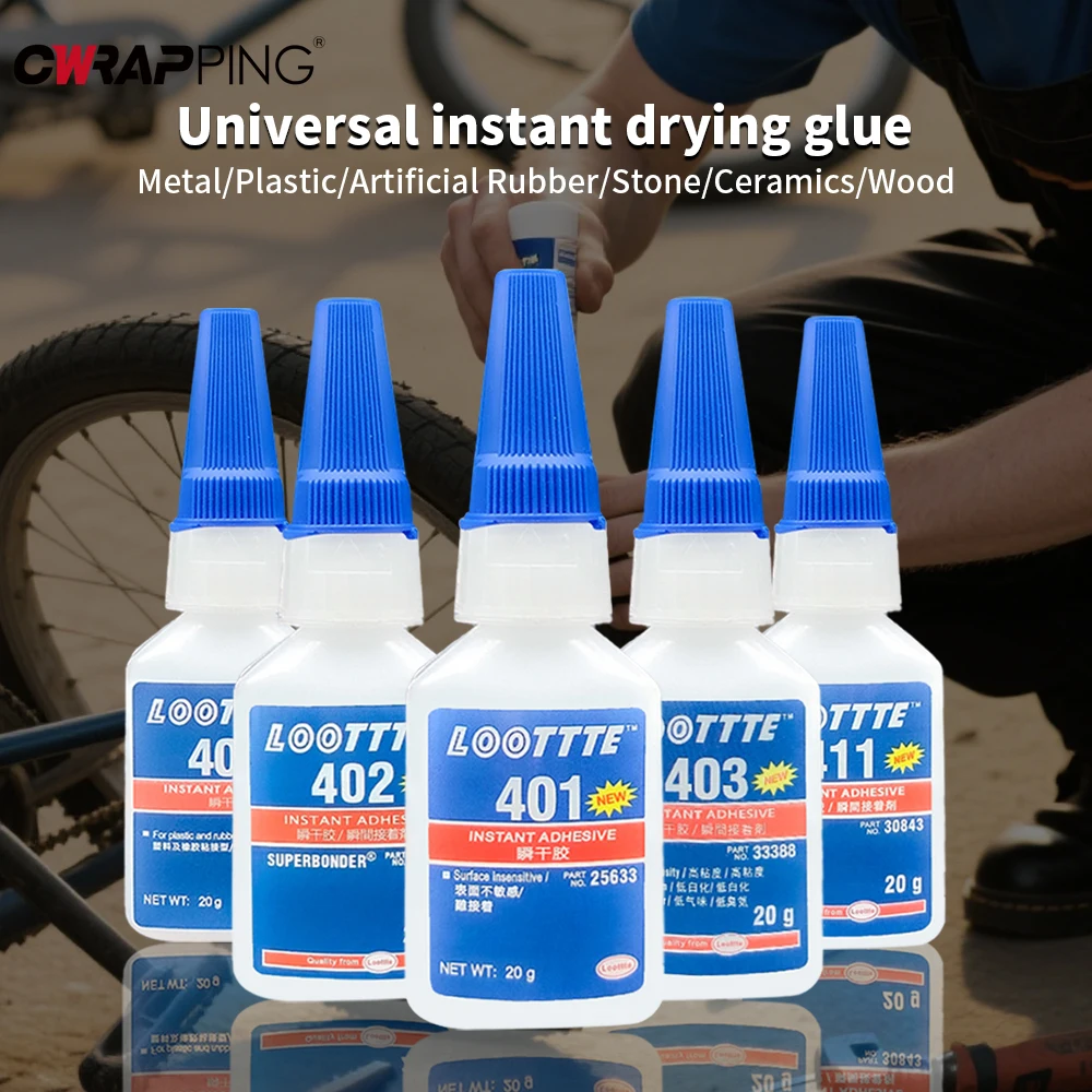 20ml Loottte Rubber Metal Wood - Woodworking Quick Glue review and price