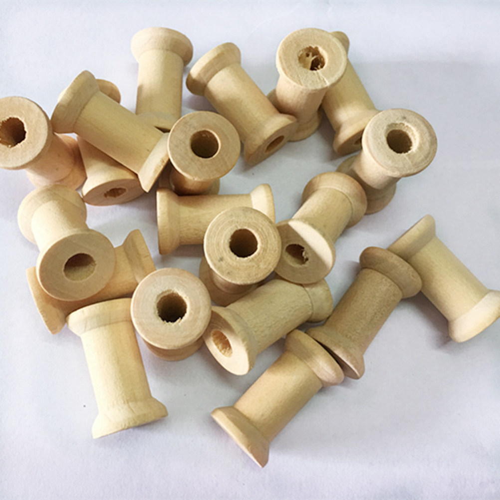 60 Pcs Bobbins Sewing Natural  - Woodworking Diy Projects review and price