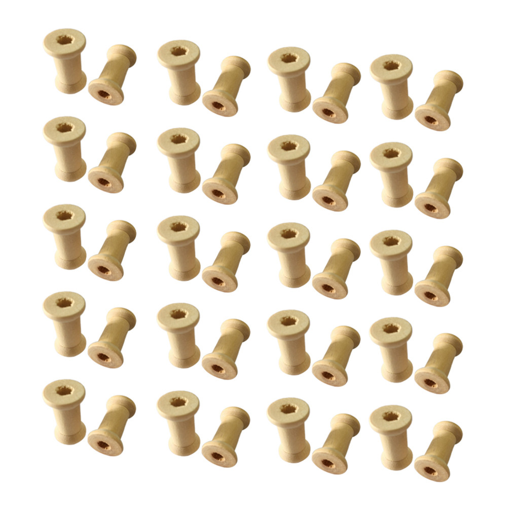 60 Pcs Bobbins Sewing Natural  - Woodworking Diy Projects review and price