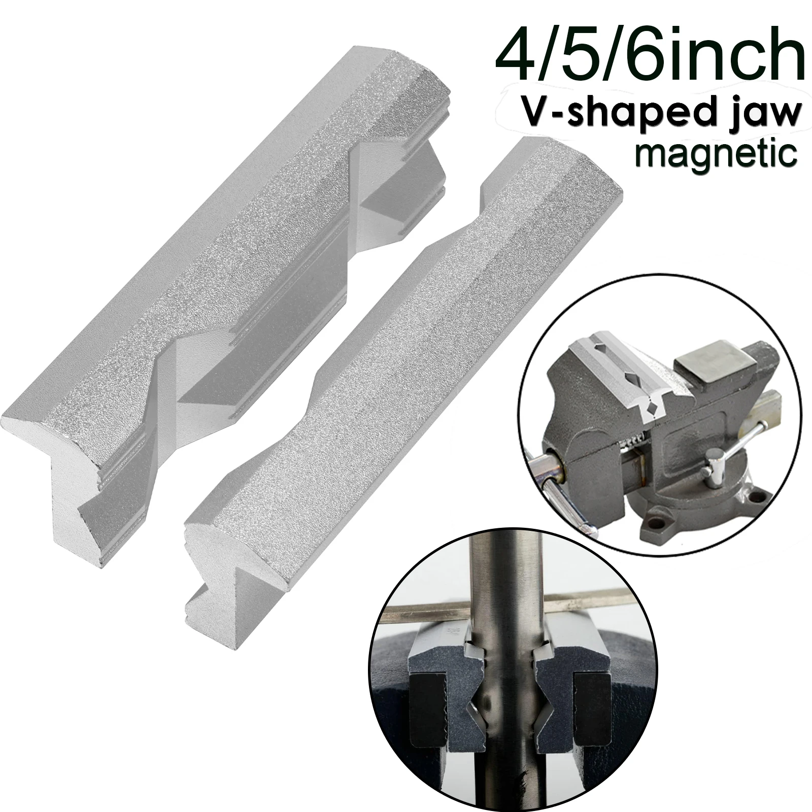 Magnetic Vise Jaws 4/5/6inch V - Woodworking Vise For Workbench review and price