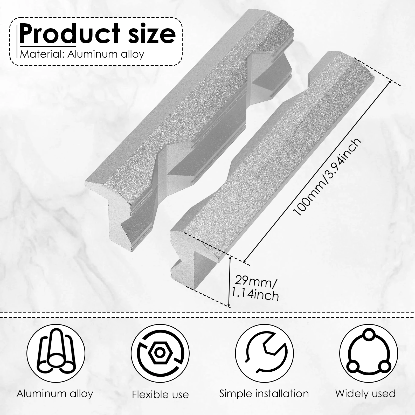Magnetic Vise Jaws 4/5/6inch V - Woodworking Vise For Workbench review and price