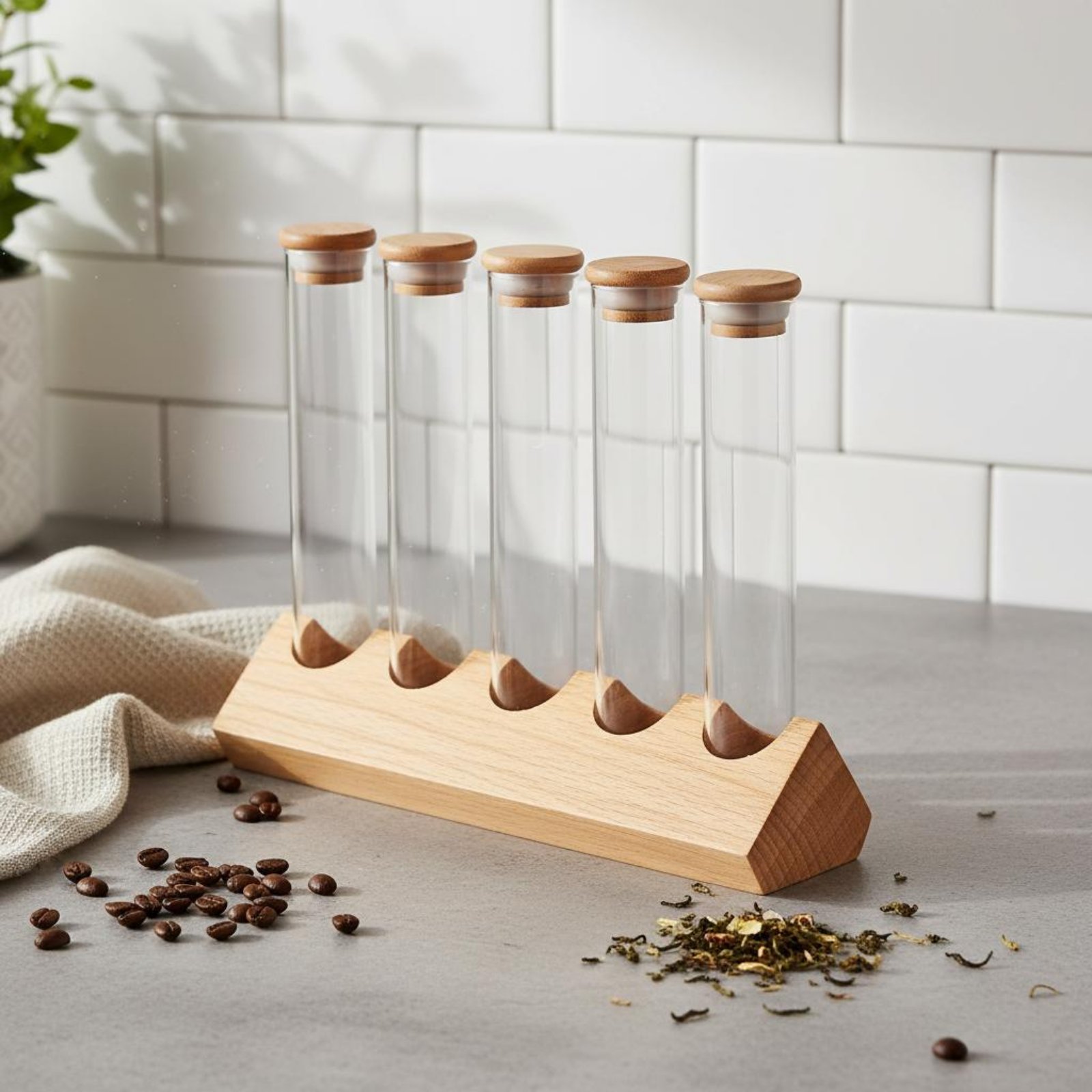 Glass Tube Container Set with  - Woodworking Show review and price