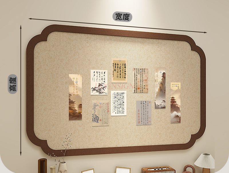 1pcs National style felt board - Woodworking Show review and price