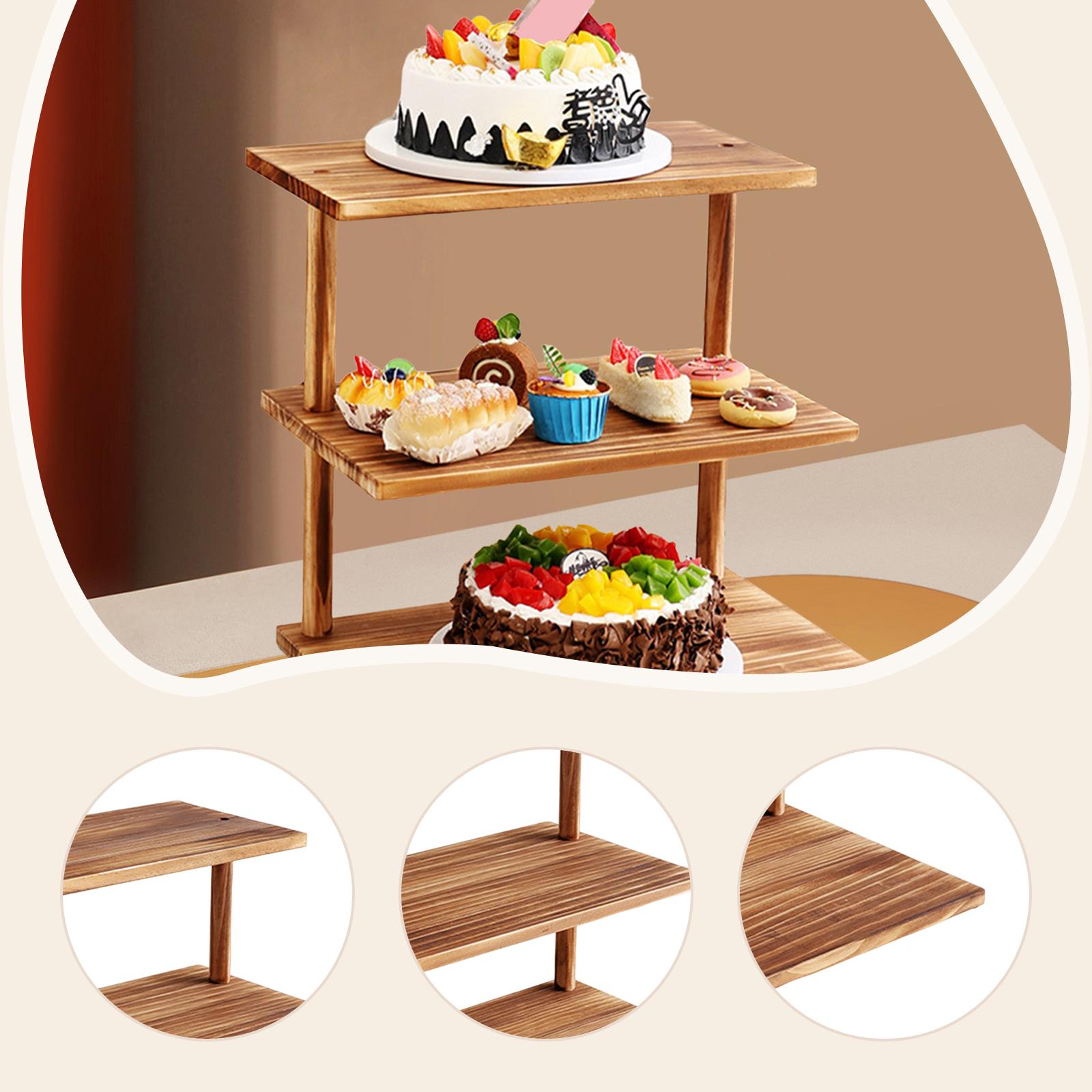 Sturdy 3 Tier Cupcake Stand Wo - Woodworking Show review and price