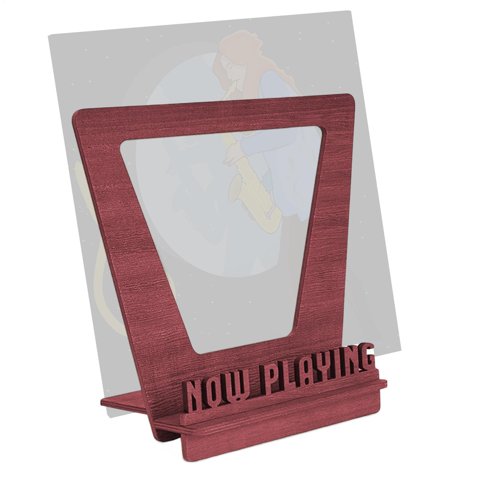 Wooden Record Holder Playing W - Woodworking Show review and price