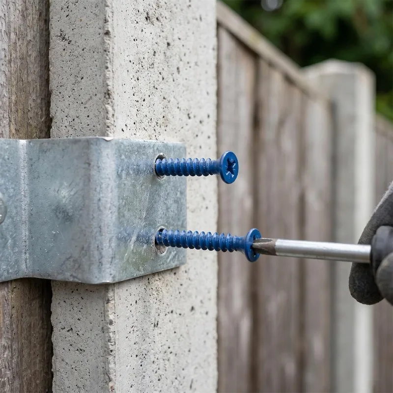 Concrete Screws Anchor Blue Fl - Woodworking Hatchet review and price